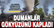 Geri dönüşüm tesisindeki atık yangını çabuk müdahale ile söndürüldü