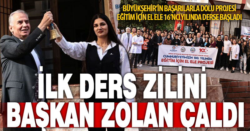 Büyükşehir’in başarılı projesi Eğitim İçin El Ele’de 16’ncı yıl