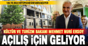 Kültür ve Turizm Bakanı Mehmet Nuri Ersoy Denizli’ye geliyor