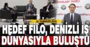 20. yaşını kutlayan Hedef Filo, Denizli iş dünyasıyla buluştu