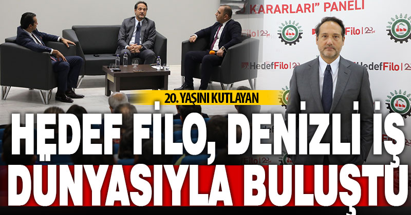 20. yaşını kutlayan Hedef Filo, Denizli iş dünyasıyla buluştu