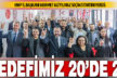 Denizli MHP yerel seçimin startını 20’de 20 hedefiyle verdi: Şehrimizde 20’de 20 hedefine ulaşacağız