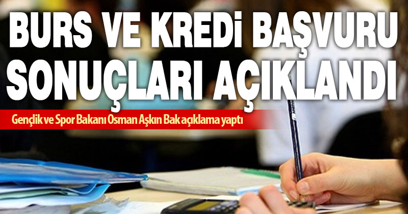 GSB burs ve öğrenim kredisi başvuru sonuçları açıklandı