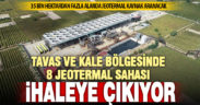 Denizli Valiliği, Tavas ve Kale bölgesinde 8 jeotermal sahasında ‘arama’ ihalesine çıkıyor