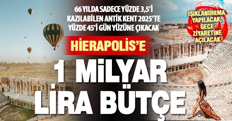 Kültür ve Turizm Bakanı Ersoy’dan “Geleceğe Miras Hierapolis” müjdeleri
