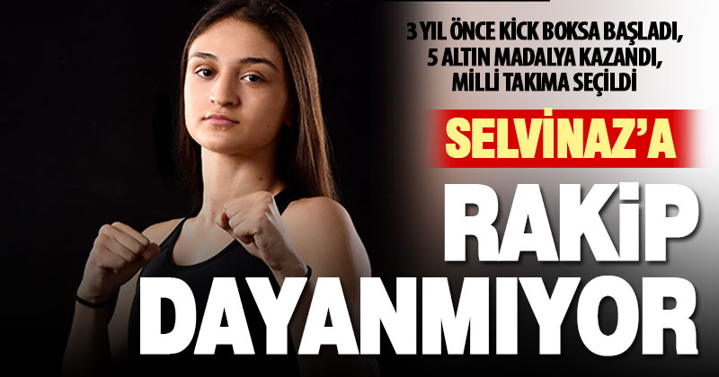 Denizlili Selvinaz, kick boksta uluslar arası 5 altın madalya kazandı, milli takıma seçildi
