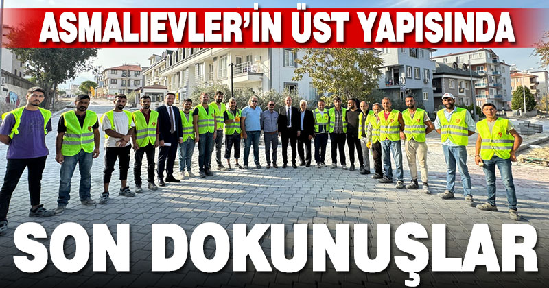 Asmalıevler’in üstyapısı ocak ayında bitecek