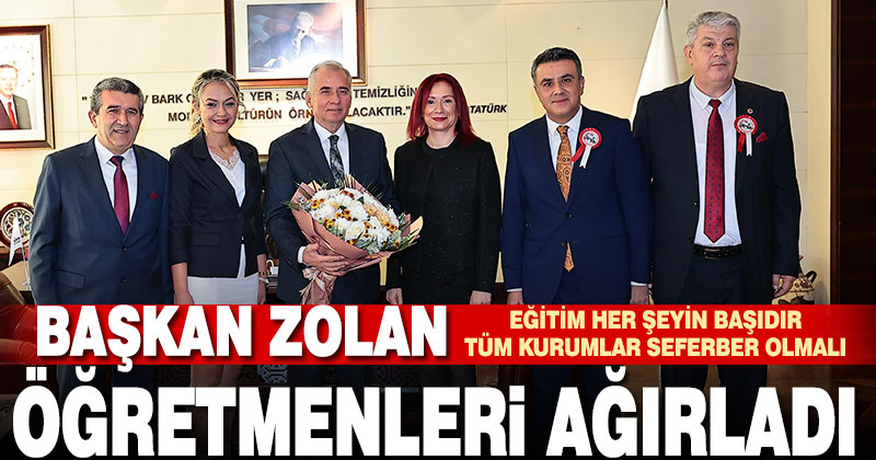 Başkan Zolan, 24 Kasım’da öğretmenleri ağırladı