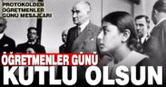Öğretmenler Günü kutlu olsun