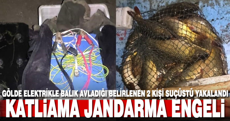 Elektrikli kaçak balık avına suçüstü