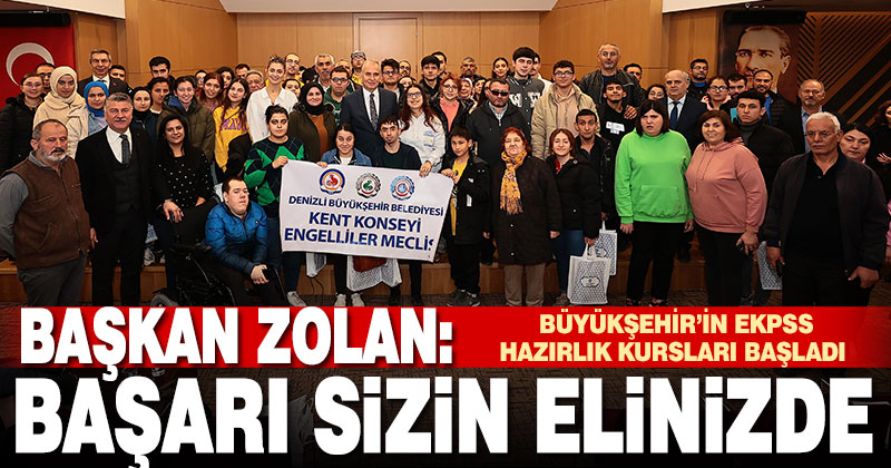 Büyükşehir’in EKPSS hazırlık kursları başladı