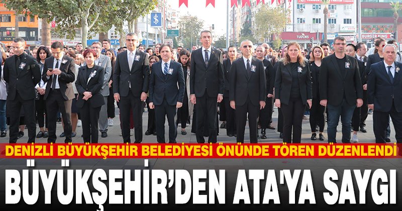Büyükşehir’den Ata’ya saygı