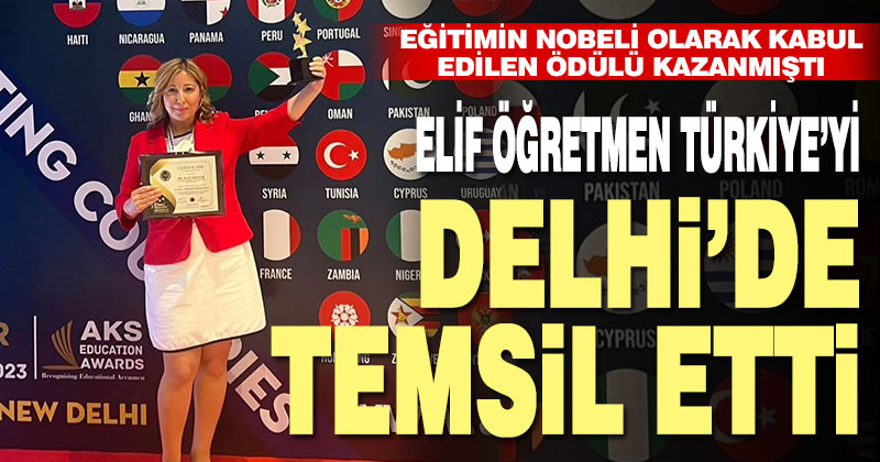 Denizlili Elif Öğretmen, Türkiye’yi Delhi’de temsil etti
