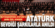 Büyükşehir’den Atatürk’ü Anma Özel Konseri