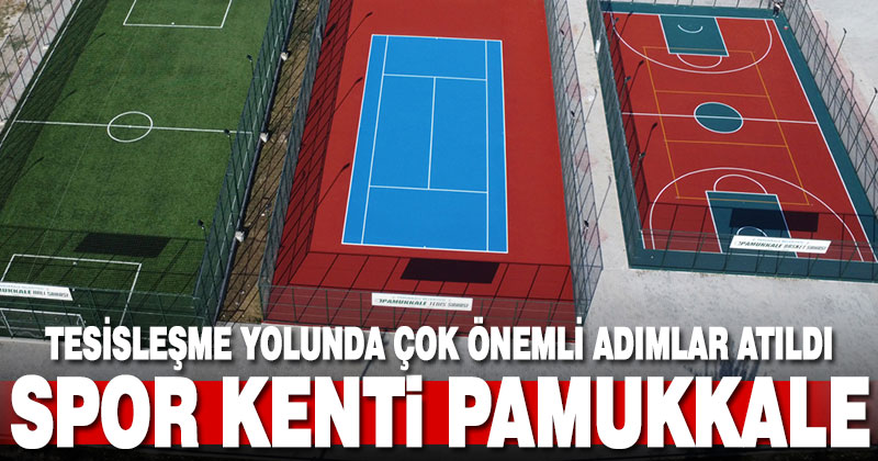 Pamukkale artık bir spor kenti
