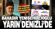Oyuncu, hukukçu ve yazar Yenişehirlioğlu 25 Kasım’da Denizli’de