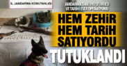 Tarihi eser ve uyuşturucu maddeyle yakalanan şüpheli tutuklandı