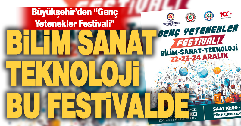 Büyükşehir’den “Genç Yetenekler Festivali”