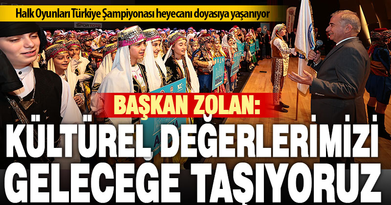 Halk Oyunları Türkiye Şampiyonası heyecanı doyasıya yaşanıyor