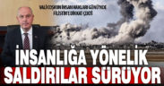 Vali Coşkun İnsan Hakları Günü’nde Filistin’e dikkat çekti