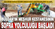 Kışın vazgeçilmez Buldan kestanesinin sofralara yolculuğu başladı