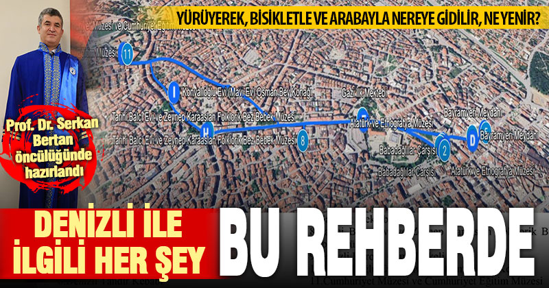 Denizli’nin sesli rehberi tamamlandı