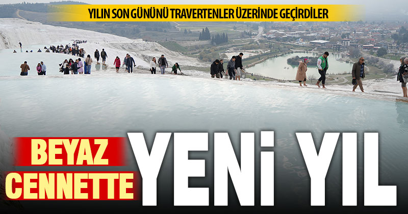 Pamukkale’de yeni yıl yoğunluğu