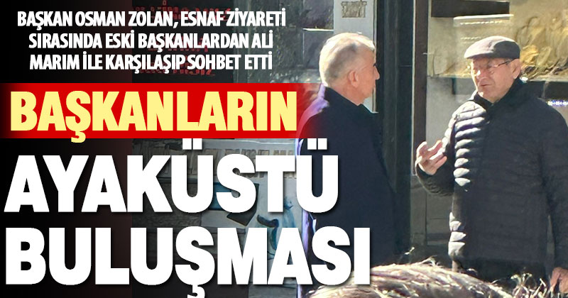 İki başkan yan yana