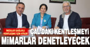 İşbirliği protokolü imzalandı. Çal’daki kentleşmeyi mimarlar denetleyecek