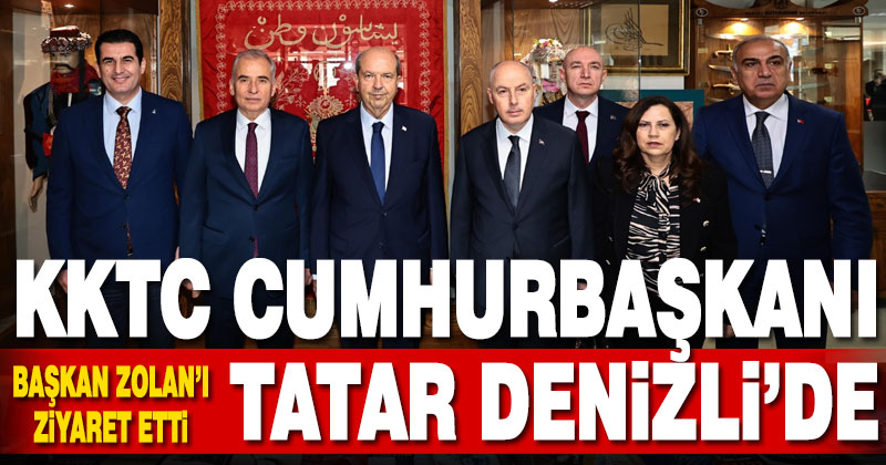 KKTC Cumhurbaşkanı Tatar’dan Başkan Zolan’a ziyaret
