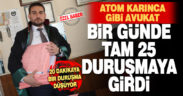 Denizlili avukat bir günde 25 duruşmaya katıldı
