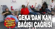 Azalan kan stoklarına karşı bağış çağrısı yapıldı
