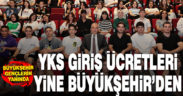 YKS’ye girecek öğrencilerin sınav ücreti yine Büyükşehir’den
