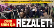 Denizli böyle rezillik görmedi: Zigon sehpa için insanlar birbirini ezdi