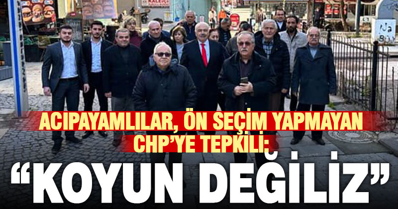Acıpayam Platformu CHP’ye seslendi: Partideki insanlar koyun sürüsü değildir