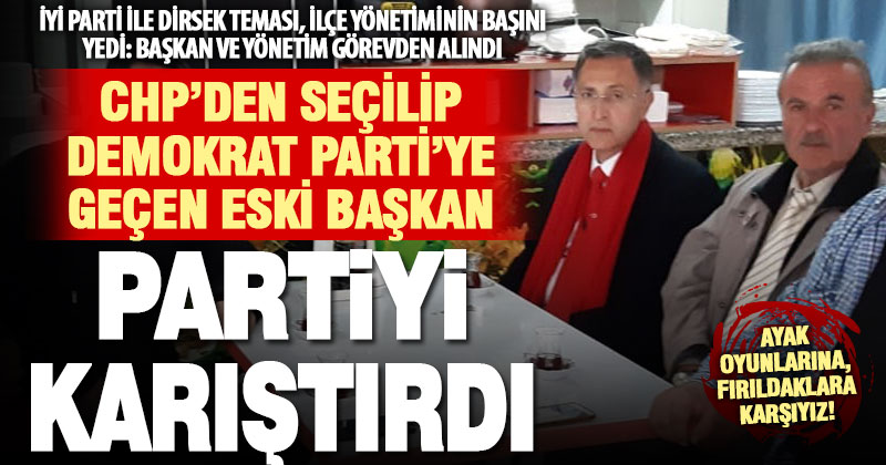 Buldan’ın eski belediye başkanı Mustafa Gülbay, Demokrat Parti’yi karıştırdı