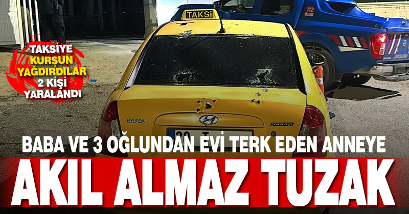 Baba ve 3 oğlundan evi terk eden anneye tuzak