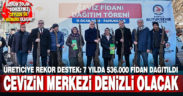 Büyükşehir’den üreticiye rekor destek
