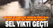 Denizli’de şiddetli yağış sel baskınları ve heyelana neden oldu