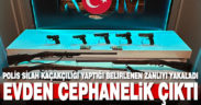 Evden cephanelik çıktı