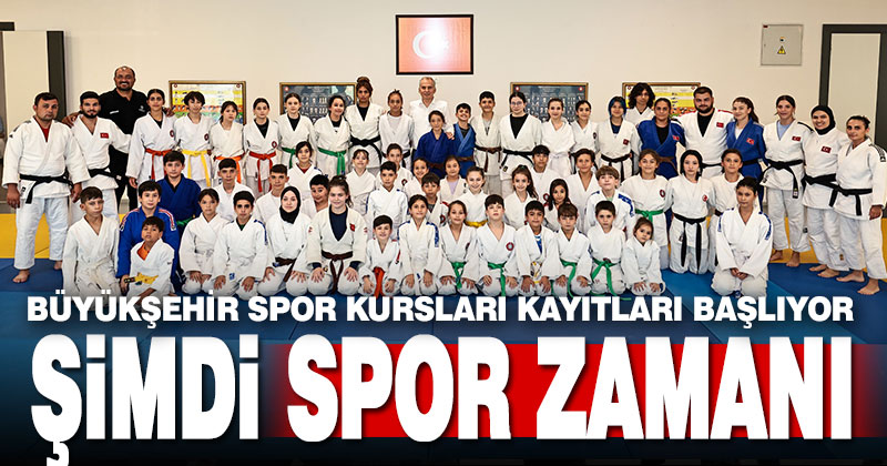 Büyükşehir spor kursları kayıtları başlıyor