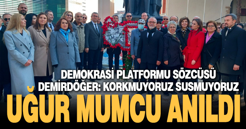 Uğur Mumcu vefatının yıl dönümünde Denizli’de anıldı