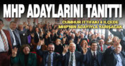 Denizli’de MHP ve AK Parti, Cumhur İttifakı’nın kesinleşen adaylarını tanıttı