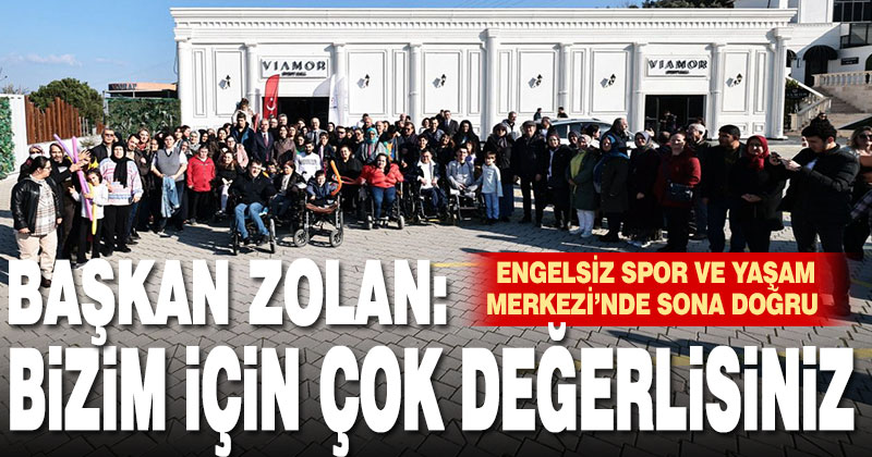 Engelsiz Spor ve Yaşam Merkezi’nde sona doğru