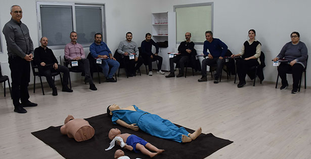 OSB’de ilkyardım eğitimleri sürüyor
