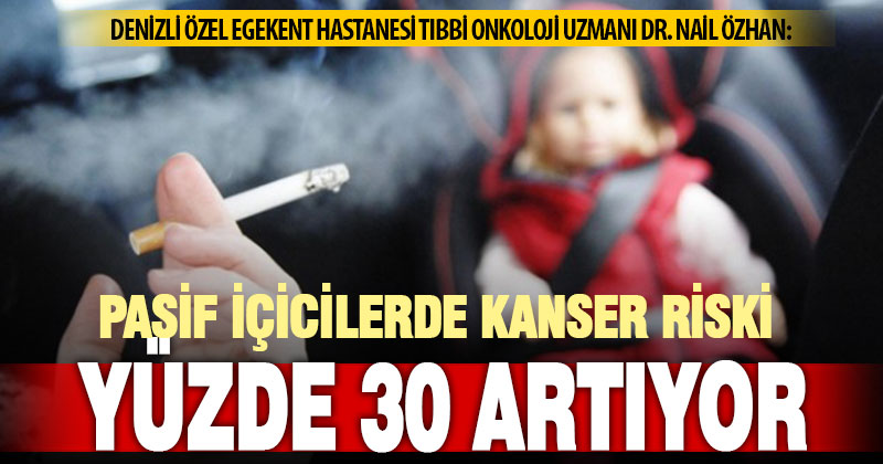 Dr. Özhan: Pasif içicilerde kanser riski yüzde 30 artıyor