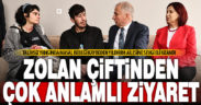 Zolan çifti, talihsiz yangında bebeklerini kaybeden Yıldırım ailesine sahip çıktı