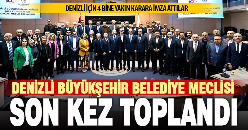 Büyükşehir Meclisi son kez toplandı: 5 yılda 3.986 karara imza attılar