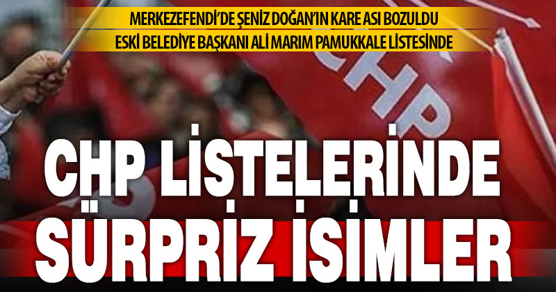 CHP’nin Merkezefendi ve Pamukkale meclis üyesi adayları belirlendi