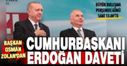 Başkan Osman Zolan’dan Cumhurbaşkanı Erdoğan daveti